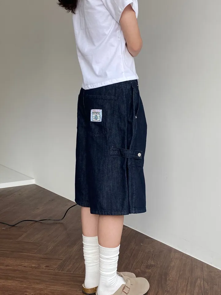 [MD PICK❗️/강력추천]비죠 패치 생지 버뮤다 팬츠 ( 2 color ) 상세 이미지 7