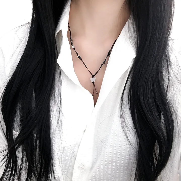 [Surgical] Butterfly Stone Necklace 2color 상세 이미지 10