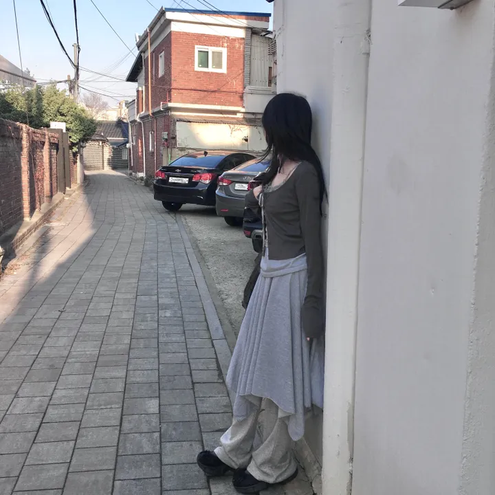 [SET가격!/빈티지🤎/고퀄] 여리핏 롱슬리브 버튼 가디건 체크 나시 세트 상세 이미지 17
