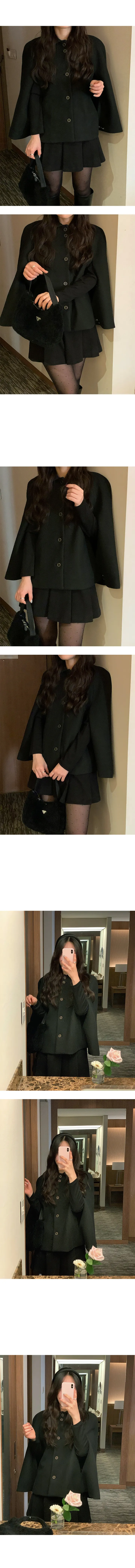 퓨레 캐시미어 케이프 코트 (3color) 상세 이미지 10