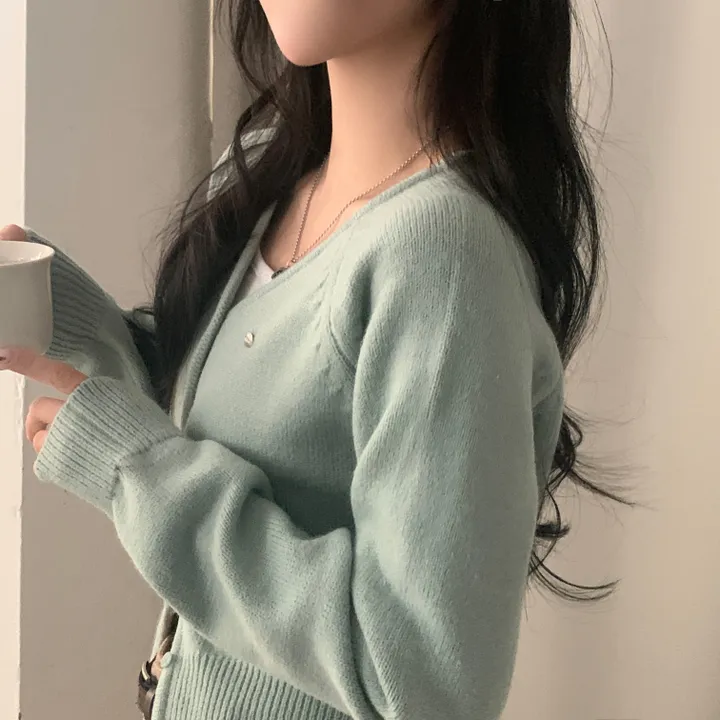 [스탠다드핏/데일리🤎] 리너스 실버 펜던트 나그랑 브이넥 니트가디건 - 6color 상세 이미지 37