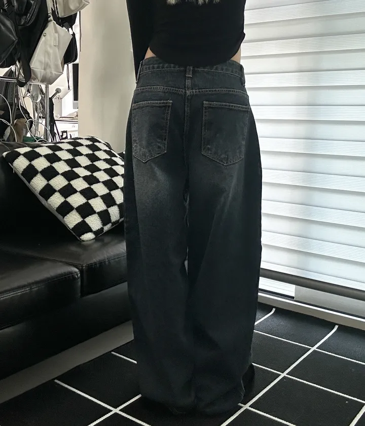 [🎀누적판매 1천장🎀]Allday washing pin-tuck wide denim 올데이 워싱 핀턱 와이드 데님 상세 이미지 17