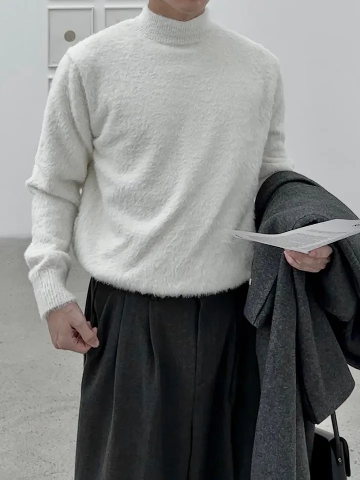 룩 다트 맥시 오버핏 울 코트 상세 이미지 60