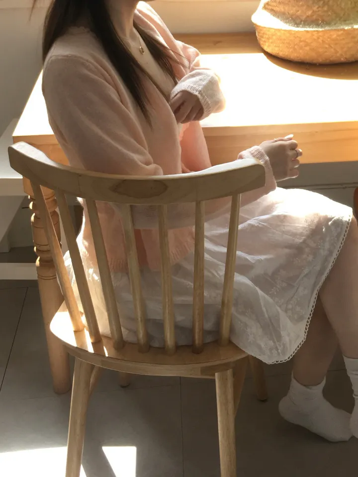 [봄신상💐](5colors/파스텔색감🌈🖍️) 레이어드 펀칭 라운드넥 니트 봄 가디건 cd 상세 이미지 90