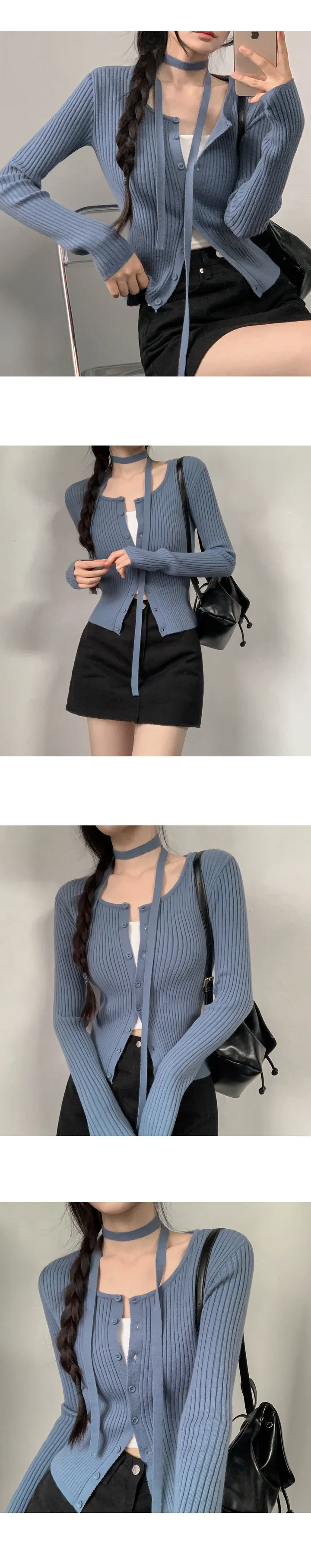 [타이set] 로젤 골지 가디건 - 7color 상세 이미지 12