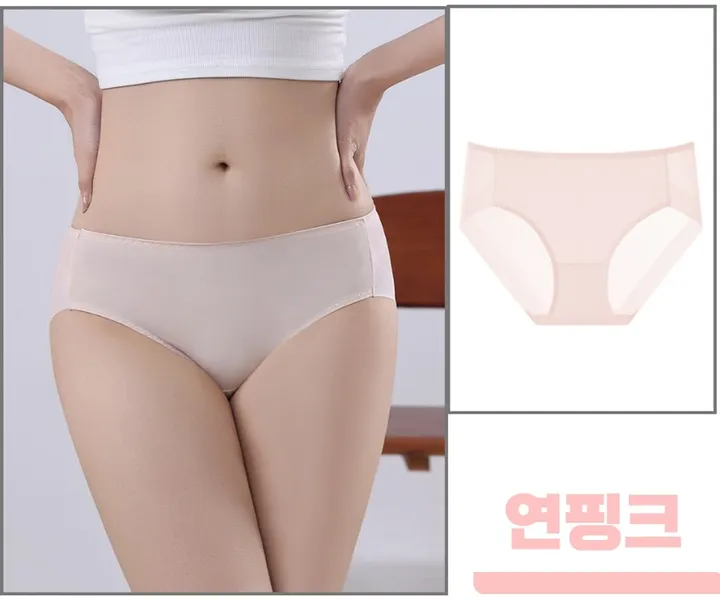 [당일출고/사은품증정!!] 4장세트 신축성좋은 노라인 햄팬티 소프트밴드 힙라인 누디 햄팬티 상세 이미지 35