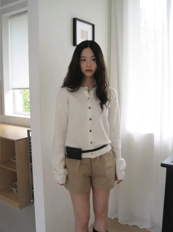 카디건 모델 착용 이미지-S1L69