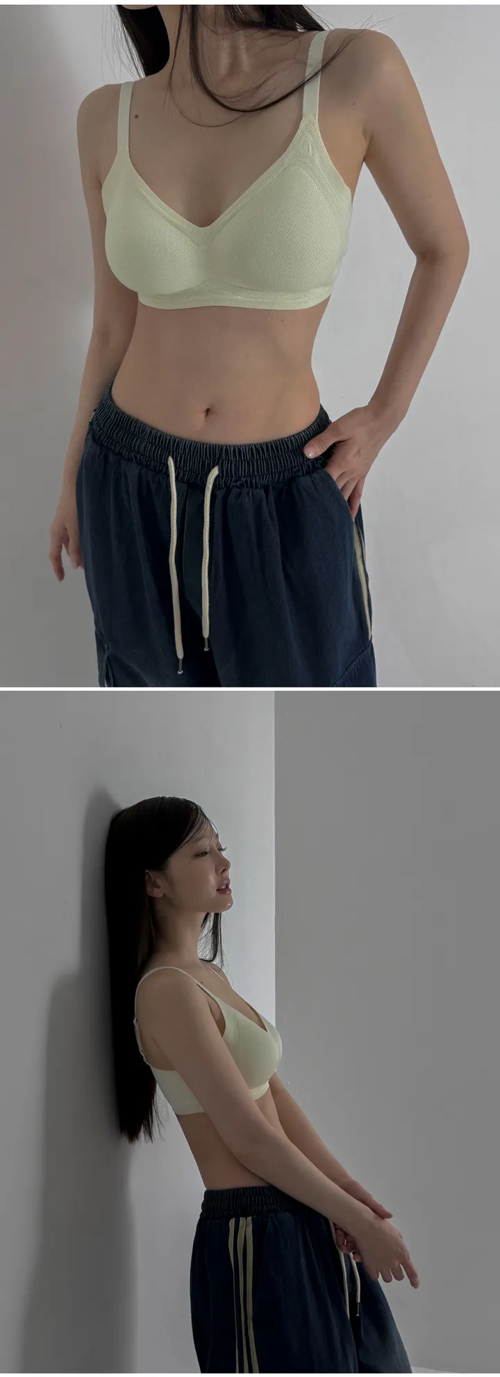 [M ~ 3XL] 5colors 매쉬 와이드 브라 빅사이즈브라 큰컵브라 상세 이미지 11