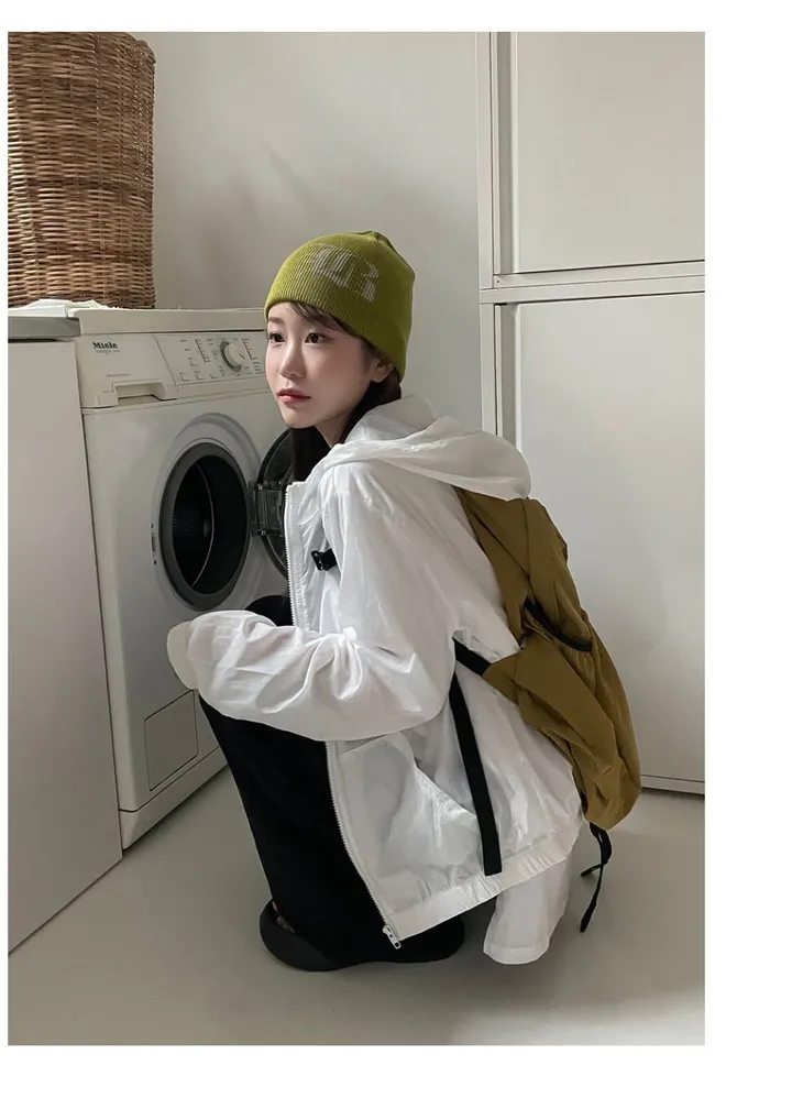 [🔥반응폭주/살안타템/휘뚜루~]샐리 고프코어 후드 바람막이 윈드 브레이커 점퍼 상세 이미지 24