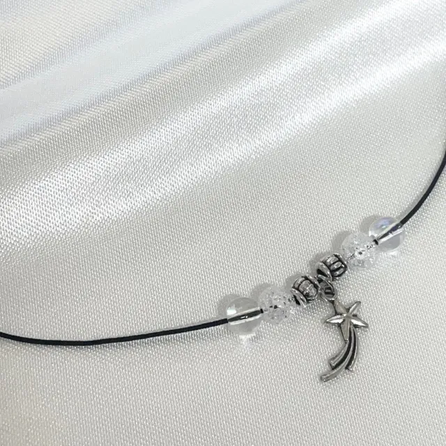 Mini star point gemstone necklace 미니별 포인트 원석 목걸이 상세 이미지 3