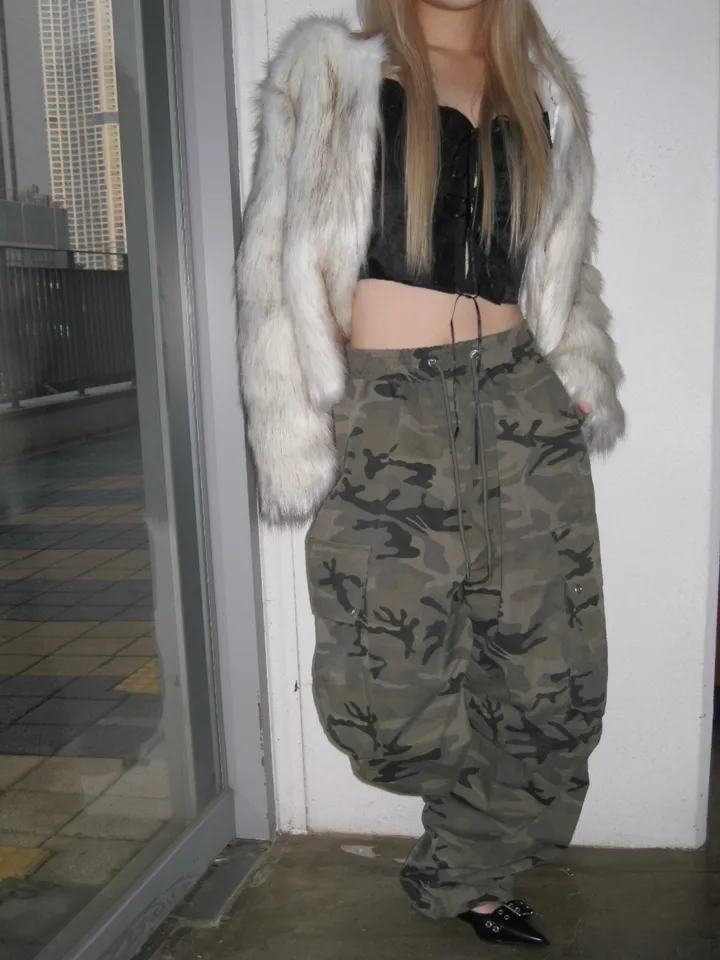 Crop Eco Fur Jacket [2color] 상세 이미지 6