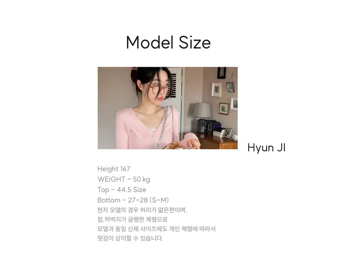 플릿 리본 원숄더 셔링 스트링 시스루 니트 4color 상세 이미지 17