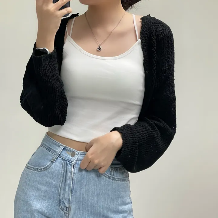 [여리핏/지금부터 쭉~] 엘르 볼레로 가디건 크롭가디건 여름가디건 상세 이미지 48