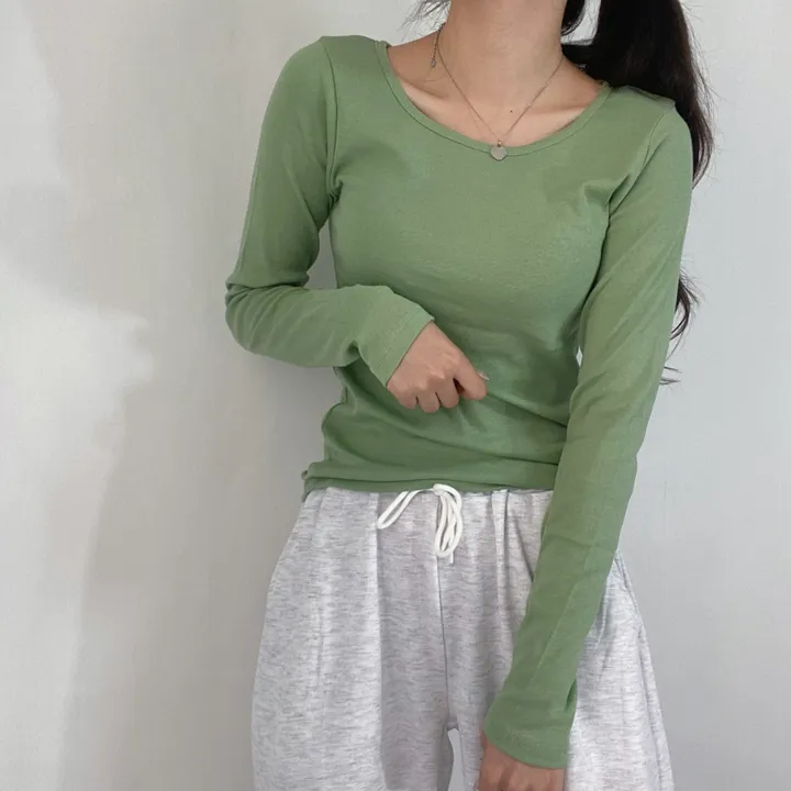 [누적 4천장 돌파] 쫀쫀여리핏/베이직 긴팔티 10colors 상세 이미지 22