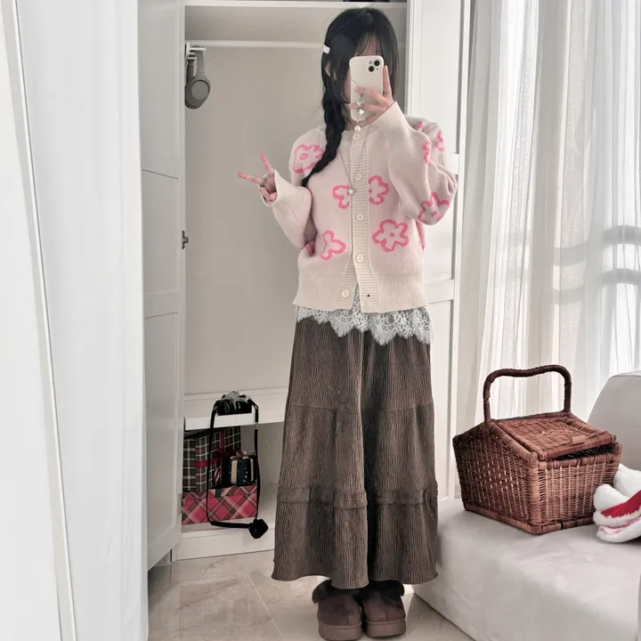 [뭉개구름💭/러블리] 입는순간 귀여움*-* 하튜 탄탄 데일리 니트 가디건 상세 이미지 27
