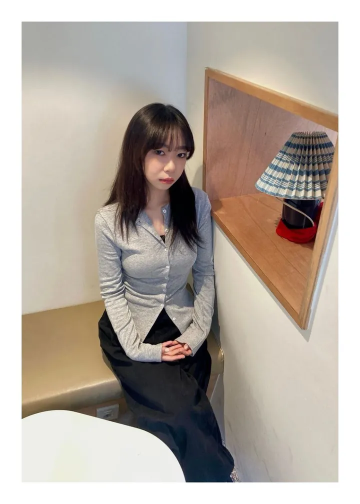 [몸매보정/핏보장] 슬림핏 라운드 가디건 (3color) 여리가디건 슬림가디건 얇은가디건 상세 이미지 7