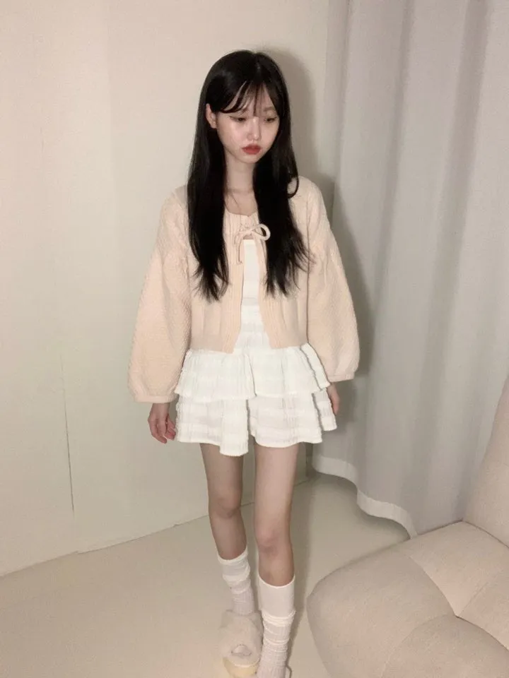 퍼프소매 베이 볼레로cd 상세 이미지 11