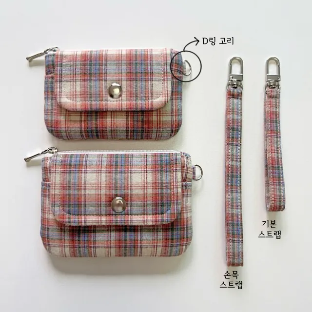 [handmade]빈티지 체크 카드지갑 vintage check card wallet 상세 이미지 20
