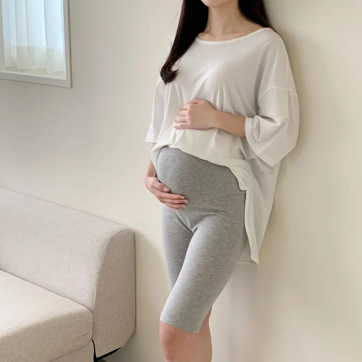 국내제작 5부 임산부레깅스 면 40수 상세 이미지 27