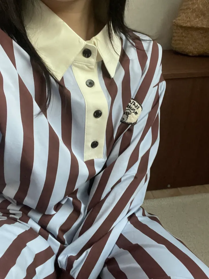 (only)블루 모카무스 잠옷 세트 상세 이미지 18