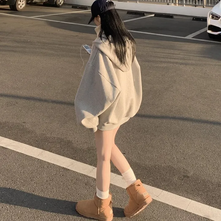 [자체제작/남녀공용/양기모] 리얼왕오버핏! 투웨이 후드집업 빅사이즈 상세 이미지 6
