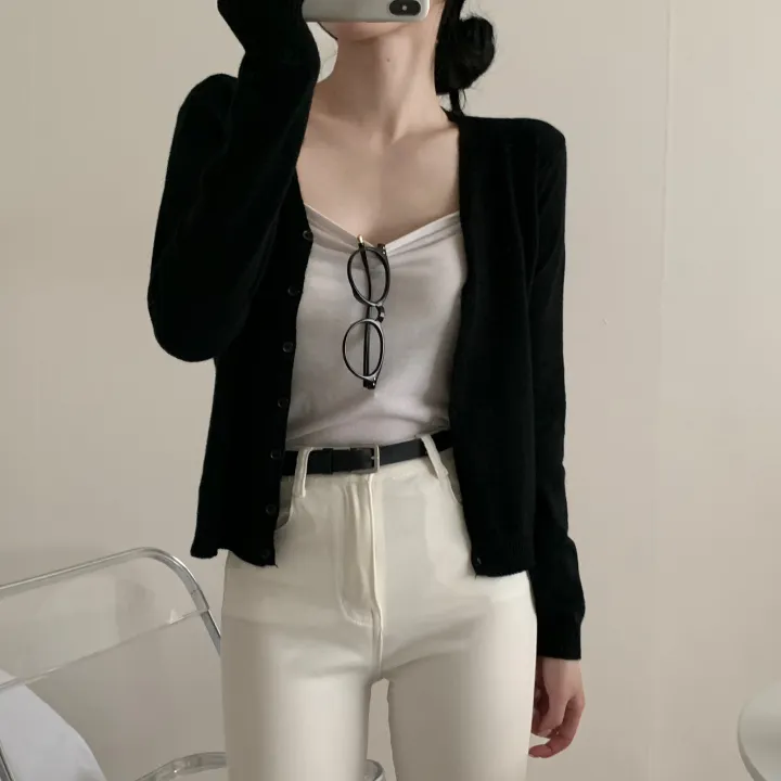 *굿퀄리티/여리핏* 릴리 소프트 브이넥 가디건 상세 이미지 8