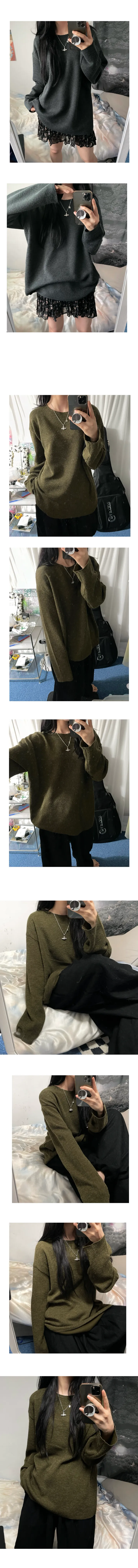daily round knit T 상세 이미지 7