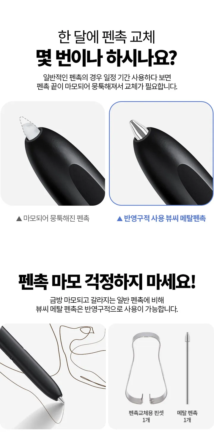 [❣S펜수납/⚡오늘출발] 갤럭시탭 S10 S9 S8 S7 FE 플러스 S펜 수납 스마트 북커버 퓨전쉴드 투명 케이스 강화유리 필름 종이질감 필름 S펜 교체용 펜촉 모음 상세 이미지 11