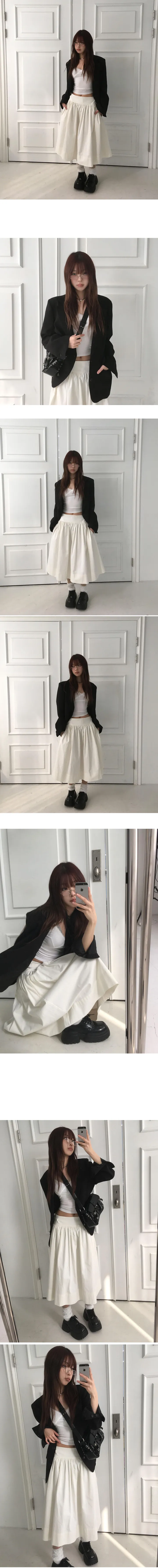 [긱시크/리얼 데일리/필수템🖤] 세미 오버핏 싱글 블레이저 자켓 jk - 4color 상세 이미지 7