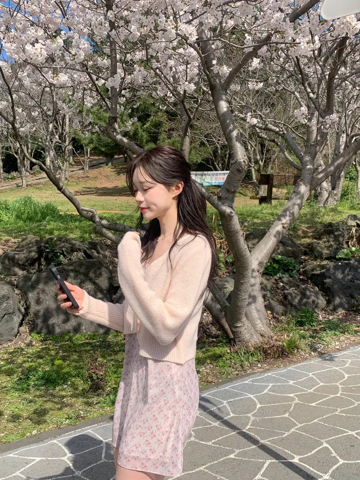 [MADE][봄필수템💕/벚꽃룩/데이트룩🎀] 로제 스프링 하찌 가디건 (7color) 상세 이미지 40