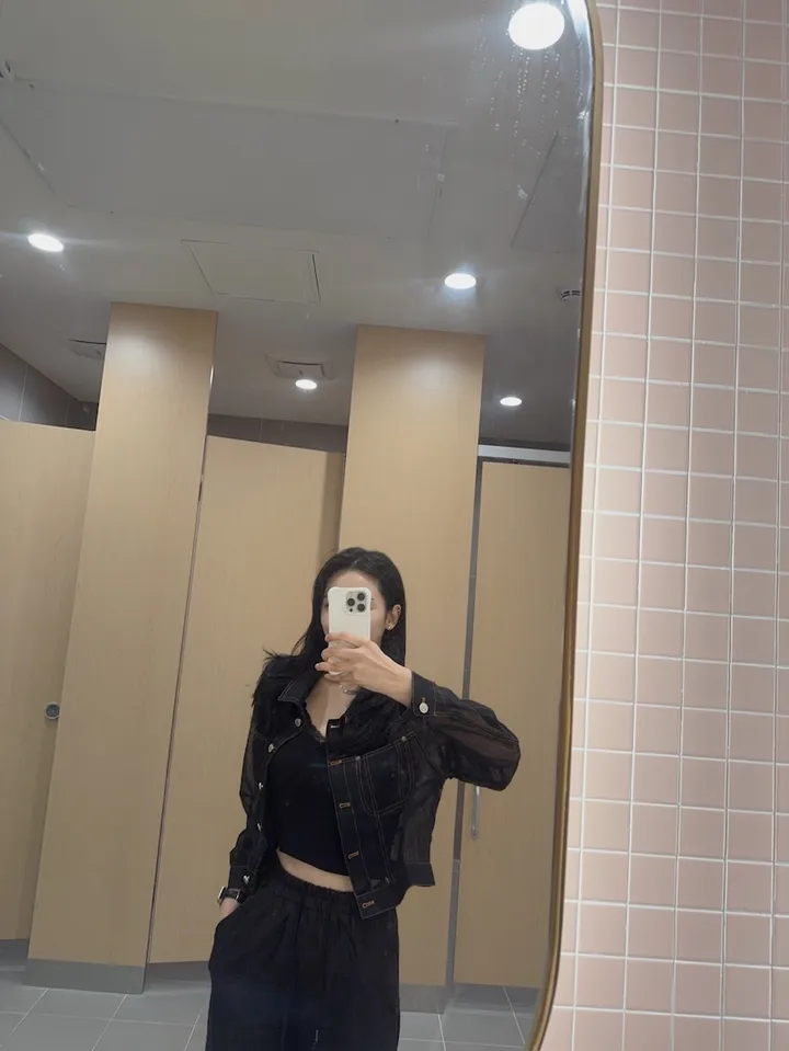 ⚡️블랙 당일⚡️스티치 시스루 썸머 자켓 상세 이미지 23