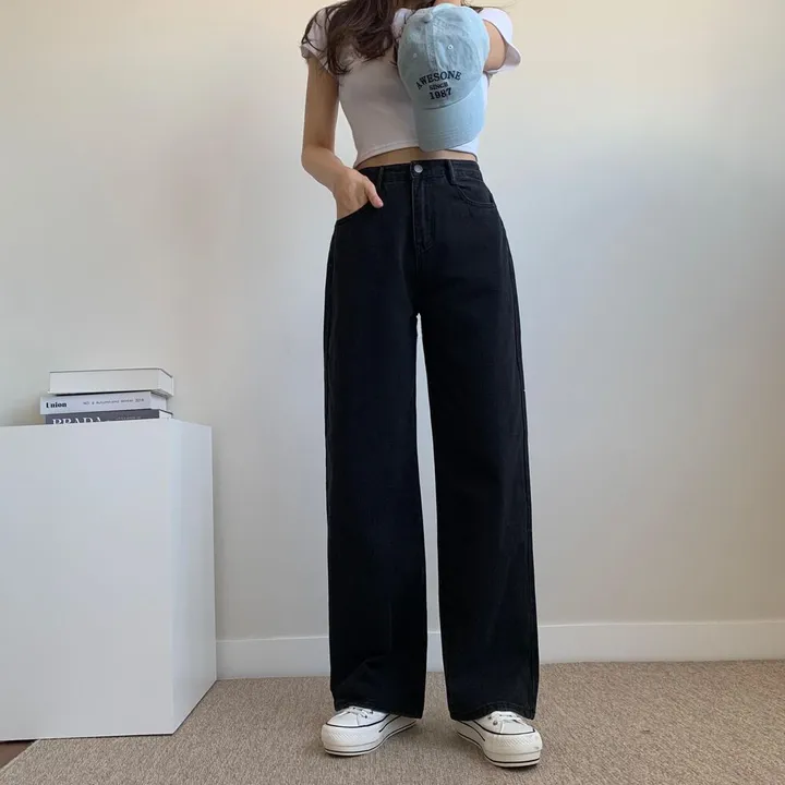 ~2XL [기장선택/인생데님!] 프리미엄 워싱 빈티지 롱 와이드 데님 팬츠 키작녀 키큰녀 기장선택 봄 가을 사계절 상세 이미지 21