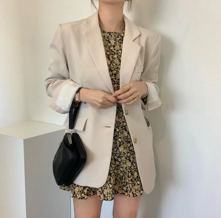 누적판매3000장! [4col] 데일리핏 핏예쁜 루즈핏 버튼 자켓 상세 이미지 18