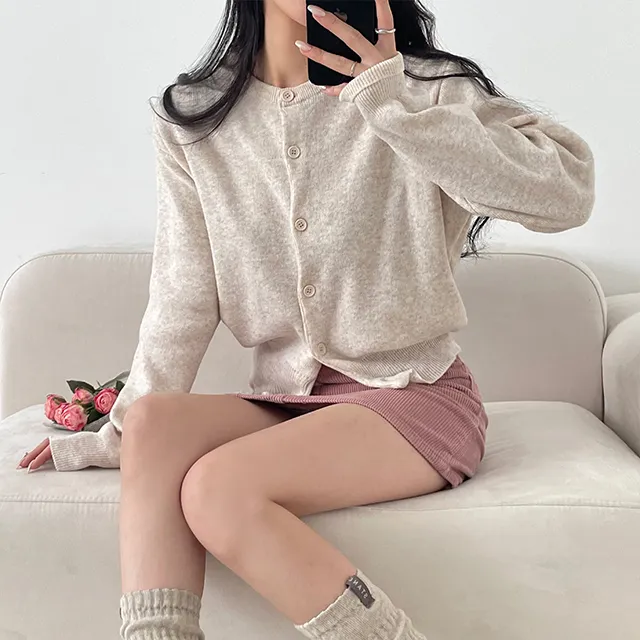 [~10컬러] 보노보노 크롭핏 단정해 니트가디건 상세 이미지 22