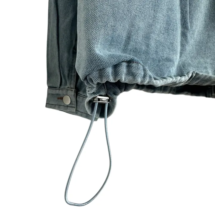 [3XL/300만뷰영상있음!]투포켓 오버핏 데님 자켓 상세 이미지 7