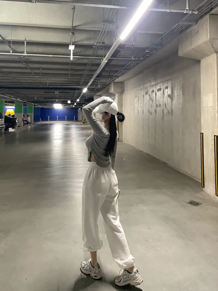 [8color/MADE] 하이퀄리티 웨하스 탄탄 와이드 조거팬츠 봄트레이닝 상세 이미지 34