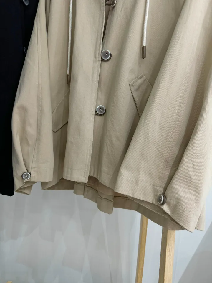 [🤍당일출고🤍/아방핏제대로2color/고퀄리티] 프리미엄 하프 후드 트렌치 야상 코트 자켓 상세 이미지 56