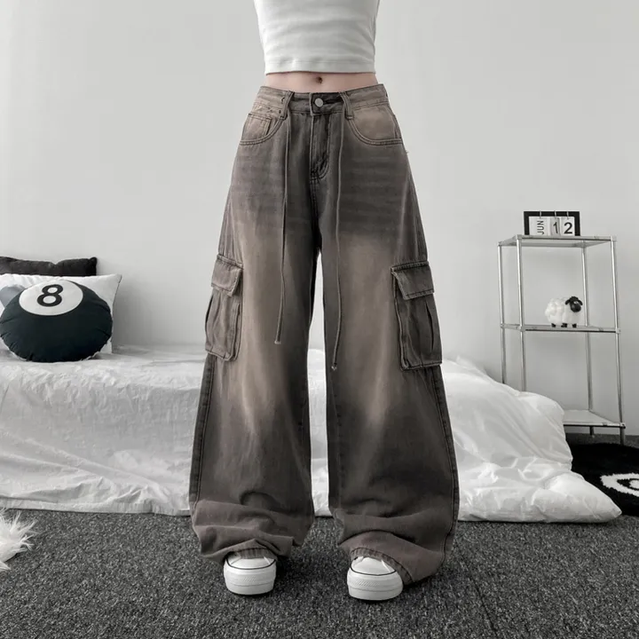 vintage strap wide cargo pants [ 빈티지 스트랩 카고 와이드 데님 팬츠 ] 상세 이미지 12