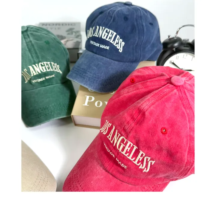[🧢+팔찌+안경+캡가드증정❤/묶음할인✨] 캐피튜드 빈티지 워싱 로스앤젤레스 볼캡 - 연예인핏 남녀공용 소두핏 대두커버 봄 여름 가을 겨울 사계절 데일리 연예인 얼굴소멸 모자 상세 이미지 51