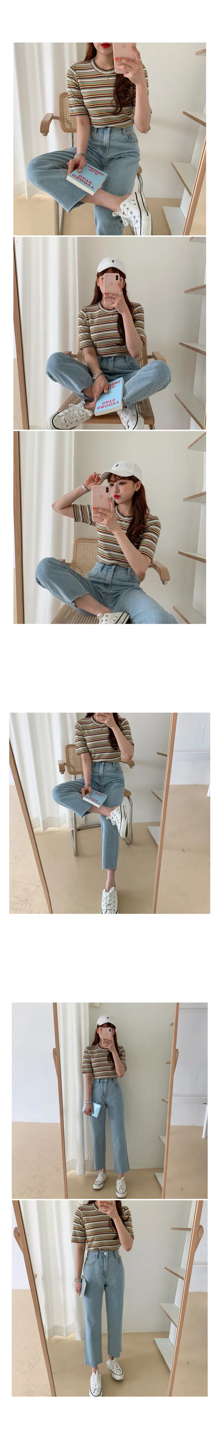 '당일발송'[landmade]인생핏키작녀썸머데님일자팬츠 (2color)'S-XL사이즈' 상세 이미지 66