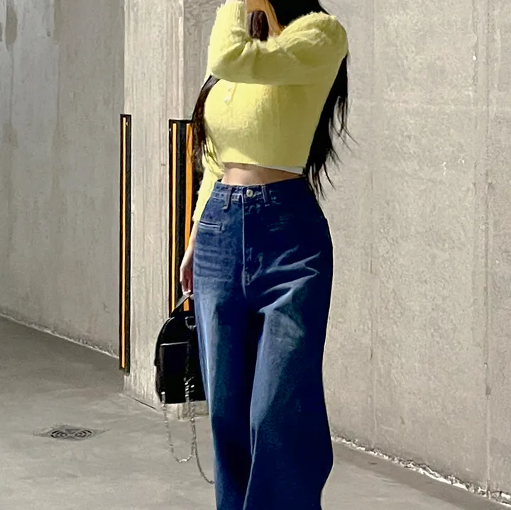 [3color/주인장인생템] 모디 립포켓 탄탄 롱 와이드데님 롱팬츠 키큰녀청바지 인생청바지 상세 이미지 66