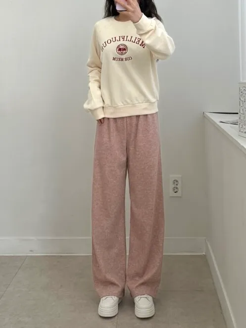 *후기극찬* 촉촉바지 밴딩 부들말랑촉감 44~77.88size 빅사이즈 데일리 바지 트레이닝 꾸안꾸 상세 이미지 12