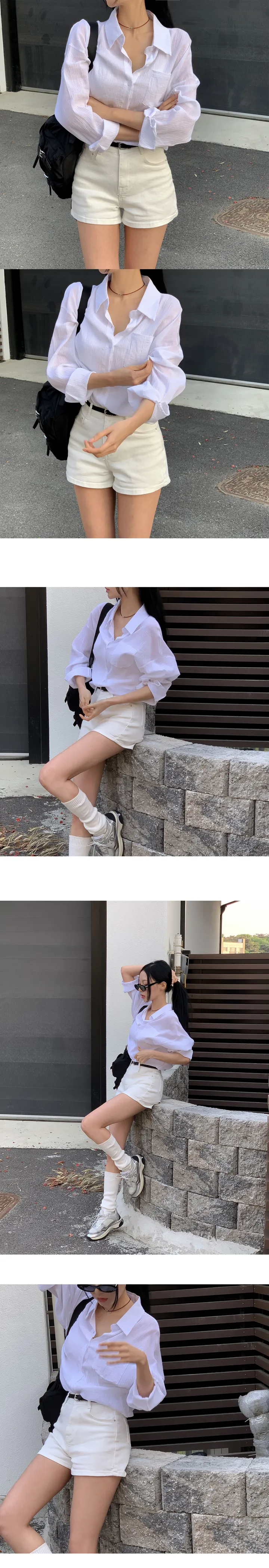 [스판최고/XL까지!] 하이웨스트 숏 팬츠 - 2color 상세 이미지 5