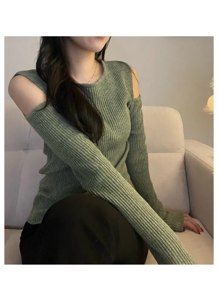 [ cashmere3% ] 골지 트임 긴팔티 (4color) 상세 이미지 20