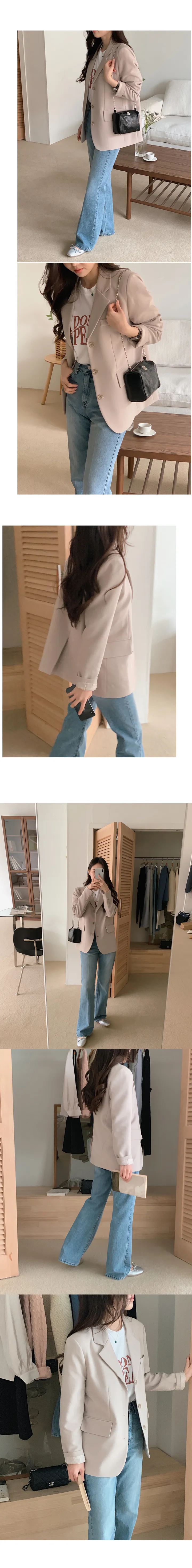 [landmade/2size]시그니처 쓰리버튼 싱글 자켓 (5color) 상세 이미지 42