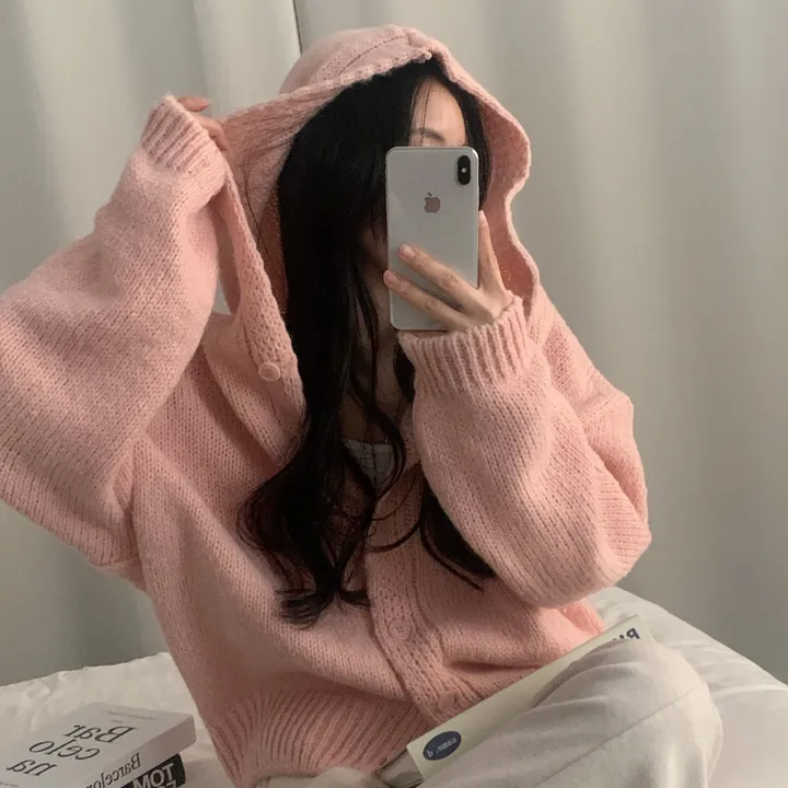 [후기보장*.*/루즈핏🤍] 보호본능, 아방핏 도톰 니트 후드가디건 - 5color 상세 이미지 29