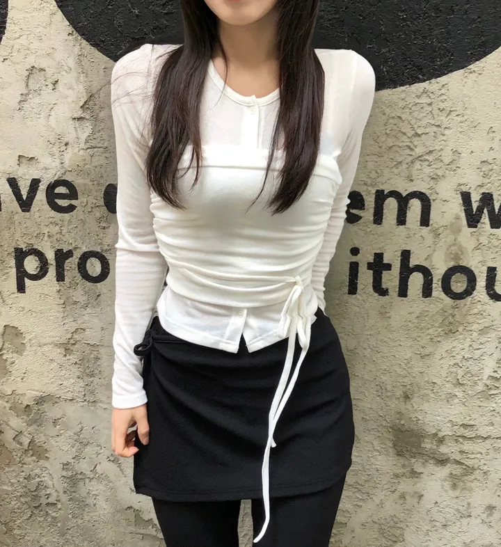 신상 [가디건+시스루탑 set] 상세 이미지 16
