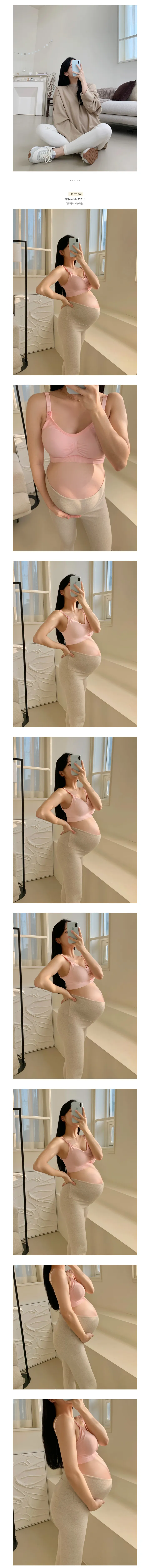 기모 국내제작 임산부레깅스 가을 겨울 기모레깅스 만삭 홈웨어 임부복 상세 이미지 9