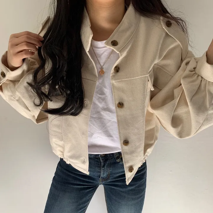 [ 핵이쁨주의] 빈티지 크롭 자켓, 야상 상세 이미지 19