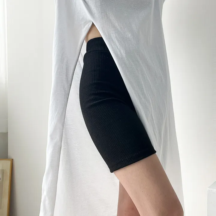 쫀쫀 스판 스트링 4부 골지 레깅스 3color 상세 이미지 41